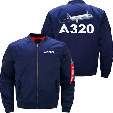 AIRBUS A320 Ma-1 Bomber Jacket Flight Jacket Aviator Jacket THE AV8R